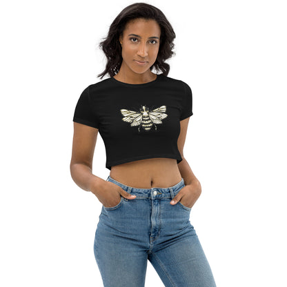 Organic bee Crop Top