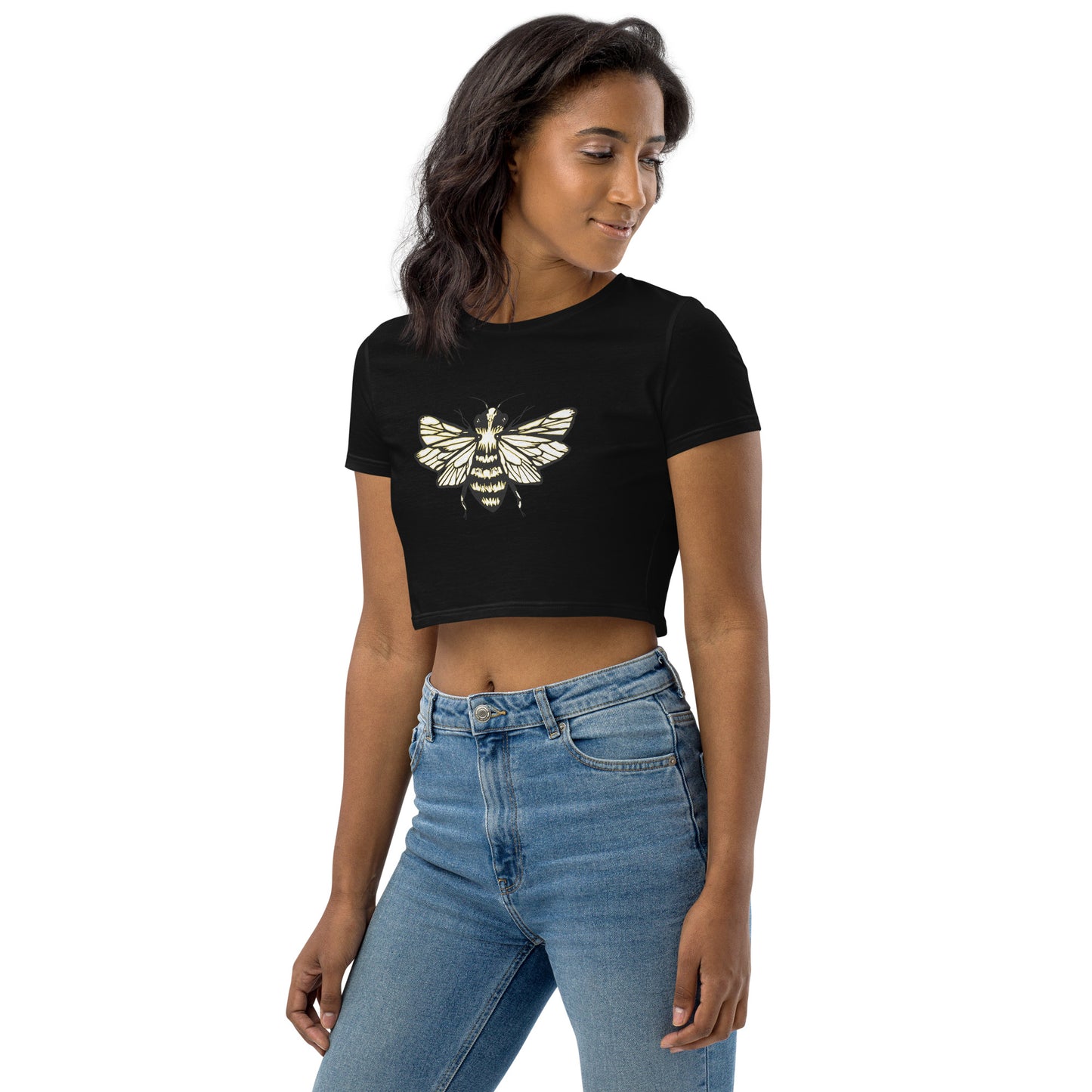 Organic bee Crop Top