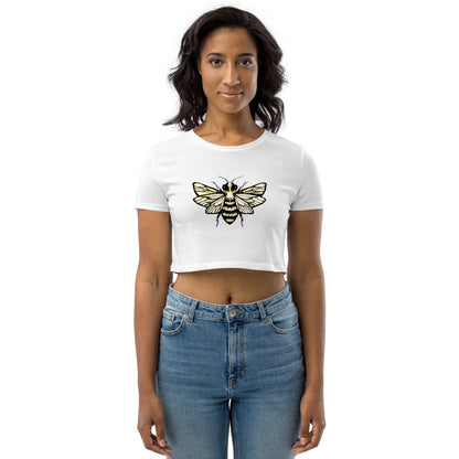 Organic bee Crop Top