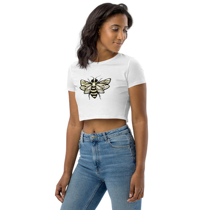 Organic bee Crop Top