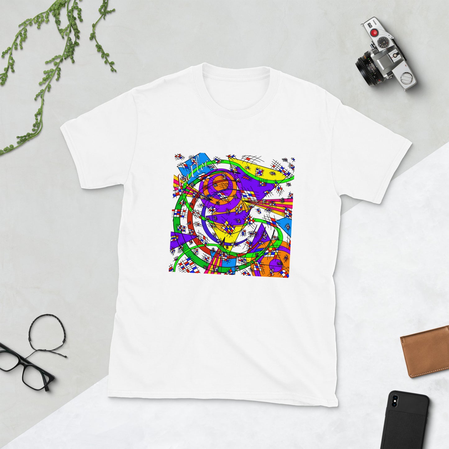 Psychedelic Short-Sleeve Unisex T-Shirt