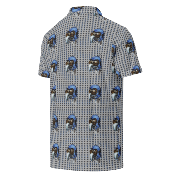 Custom All Around Printed Polo Back View